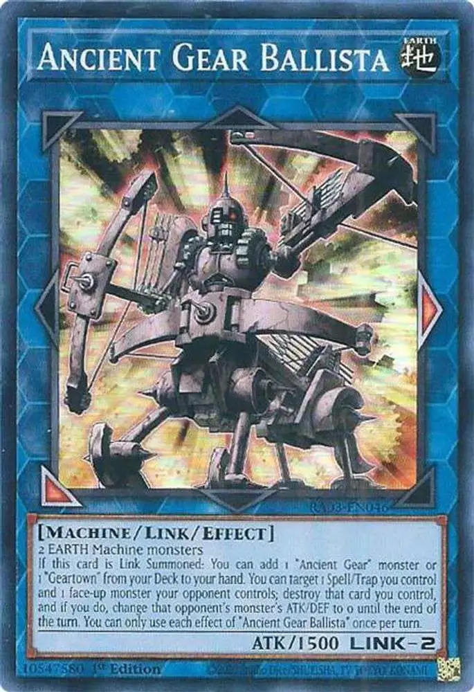ancient gear yugioh cards Yu-Gi-Oh! - (SD10-EN015) - Structure Deck 10: Machine Re-Volt - 1st Edition this cards name becomes that name Ancient Gear Engineer Card Profile