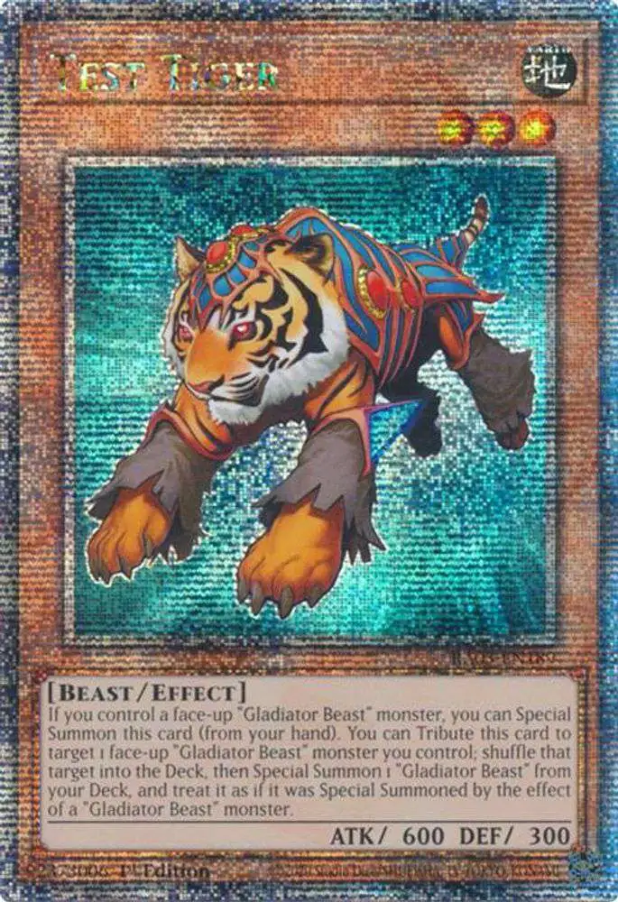 yugioh test card Appliancer - BLAR-EN044 - Ultra Rare Beast/Effect LV3 ATK/600 DEF/300 If you control a Gladiator Beast monster They're Never Making This Card