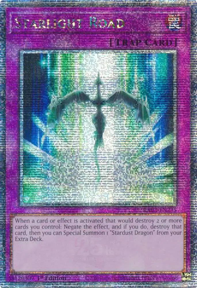 YuGiOh Trading Card Game Quarter Century Bonanza Single Card Quarter Century  Secret Rare Starlight Road RA03-EN235 - ToyWiz