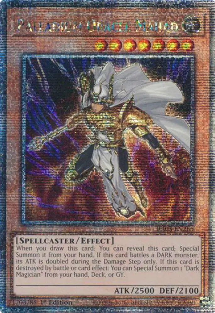 YuGiOh Trading Card Game Quarter Century Bonanza Single Card Quarter  Century Secret Rare Palladium Oracle Mahad RA03-EN266 - ToyWiz