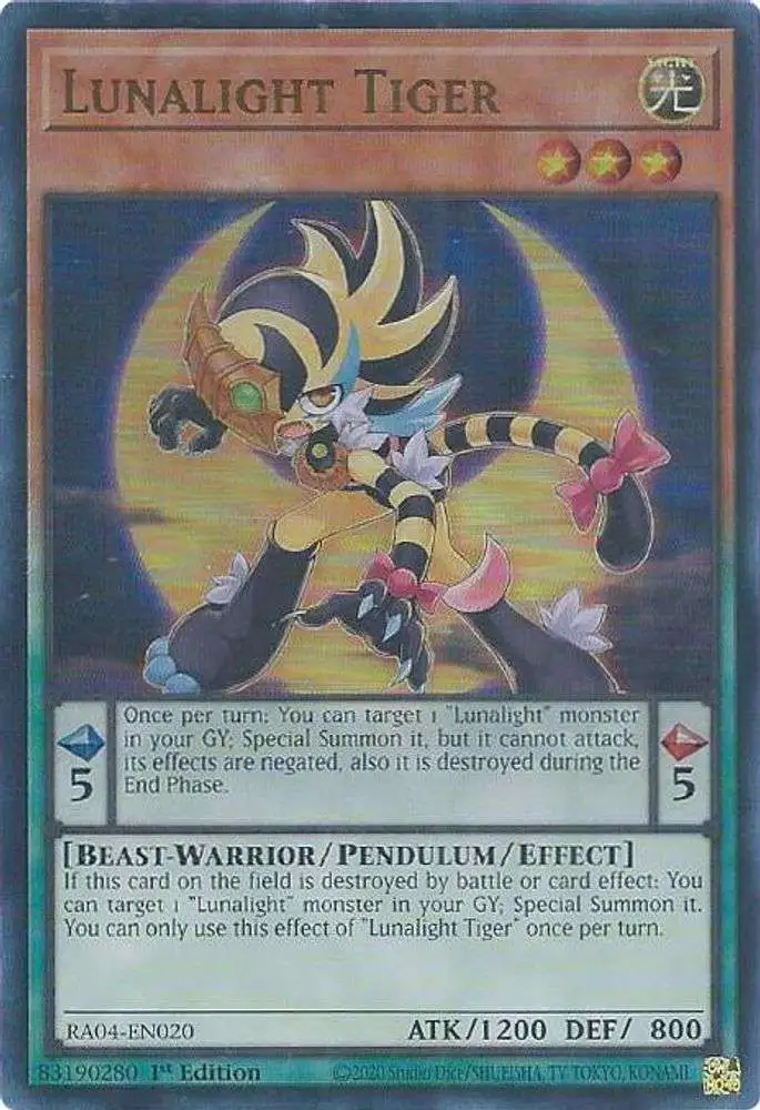 yugioh lunalight cards Luna Light Perfume - TDIL-EN054 Super Rare at the end of the Damage Step Lunalight Brown Bat | Yu-Gi-Oh