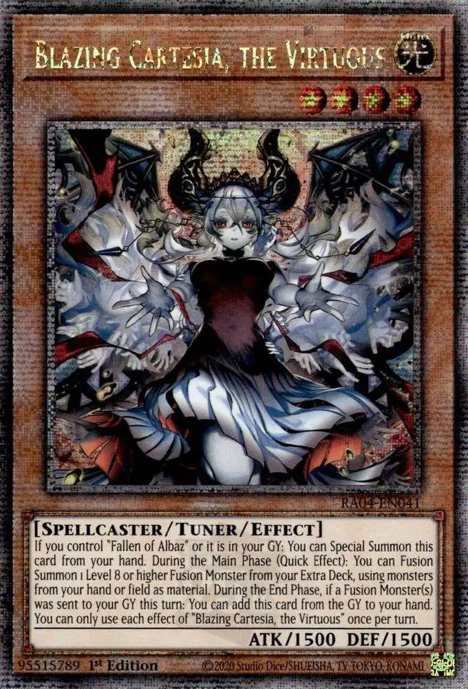 Blazing Cartesia, the Virtuous (New Art) - Yugioh | TrollAndToad