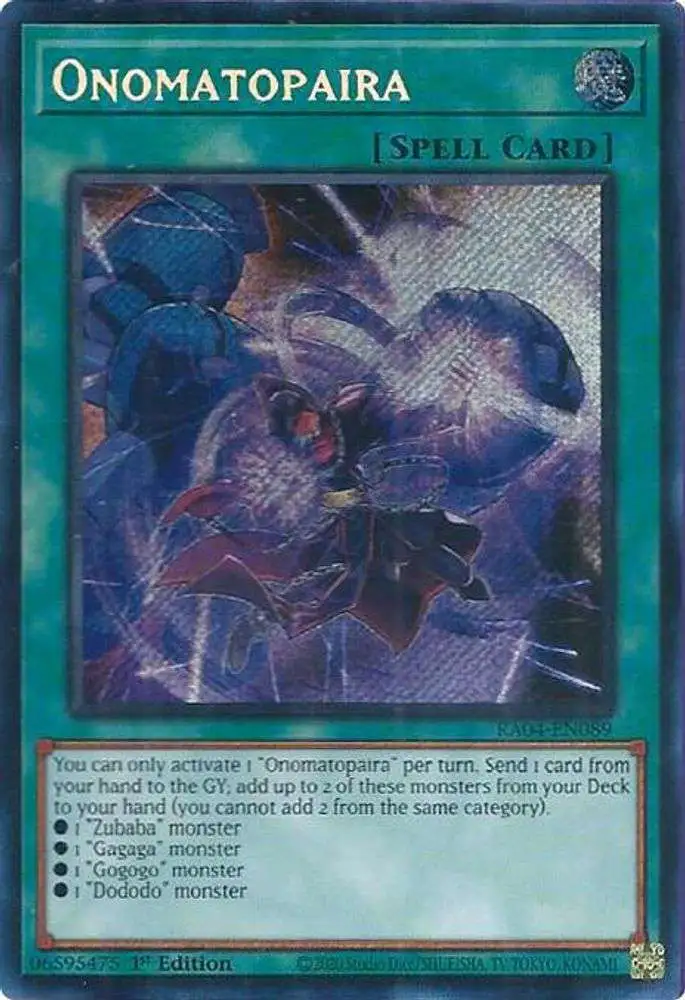 yugioh deck recommendations DOOD-EN007 - Onomatokage - Unknown
