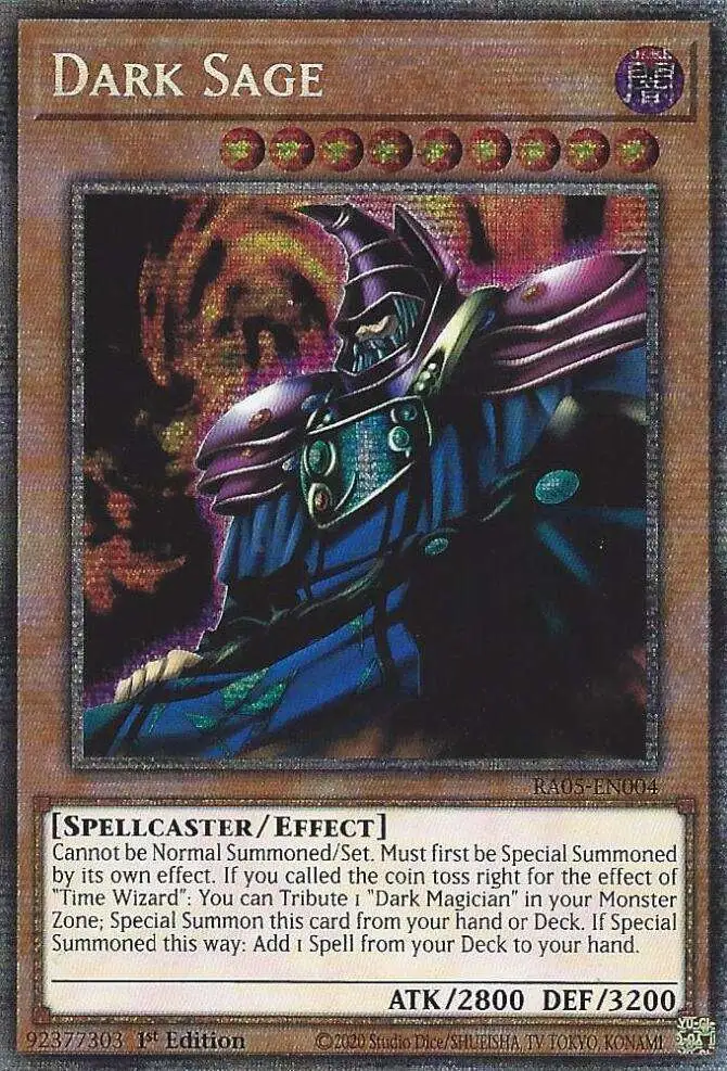 the dark sage yugioh card Amazon.com: YU-GI-OH! - Dark Sage (LCYW-EN027) - Legendary Collection 3:  Yugi's World - 1st Edition main image 1