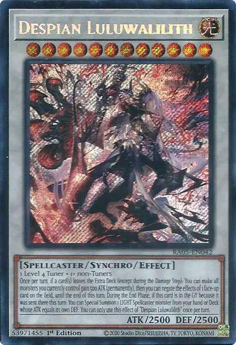 YuGiOh Trading Card Game Rarity Collection 5 Single Card Secret