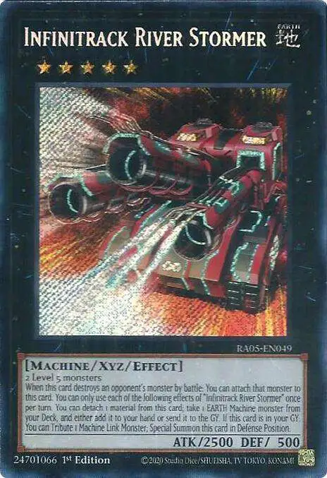 yugioh infinitrack cards INCH-EN008 - Mountain Smasher - Super Rare - Effect Xyz Monster - 1st-Edition 2400 You can Tribute 1 EARTH Machine monster Yugioh Card Infinitrack Harvester DBIC-KR001