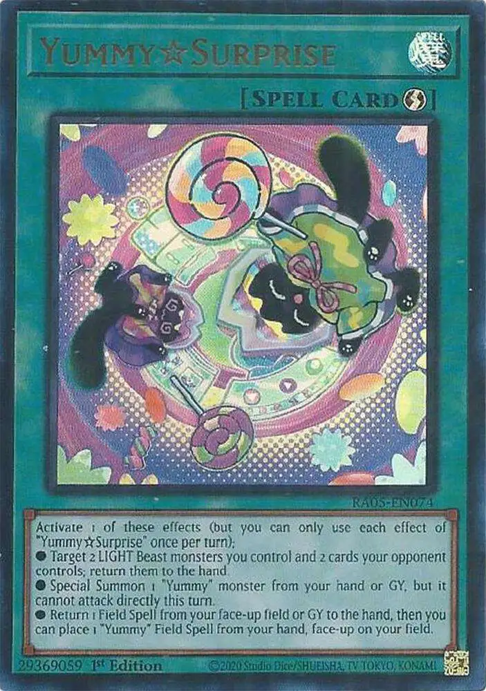 yugioh yummy cards Cooky?Yummy Way JUSH-EN020 Yu-Gi-Oh! Card main image 1
