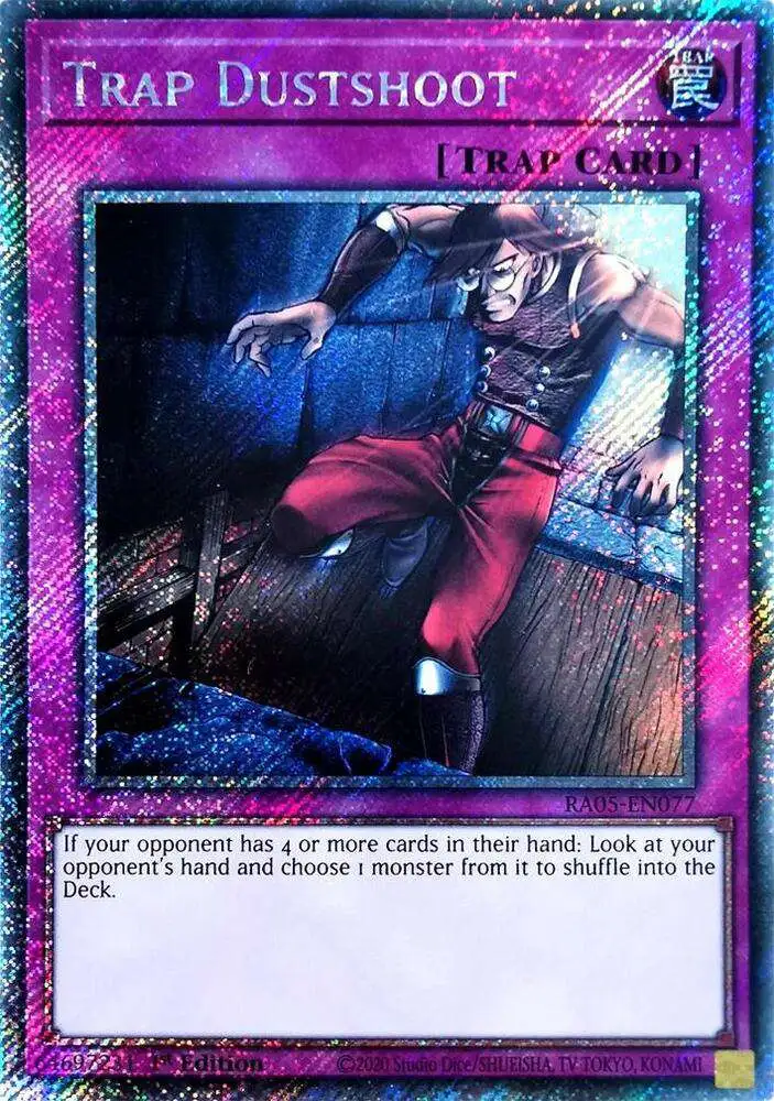 rare yugioh trap cards Banishing Trap Hole - DUNE-EN077 Super Rare
