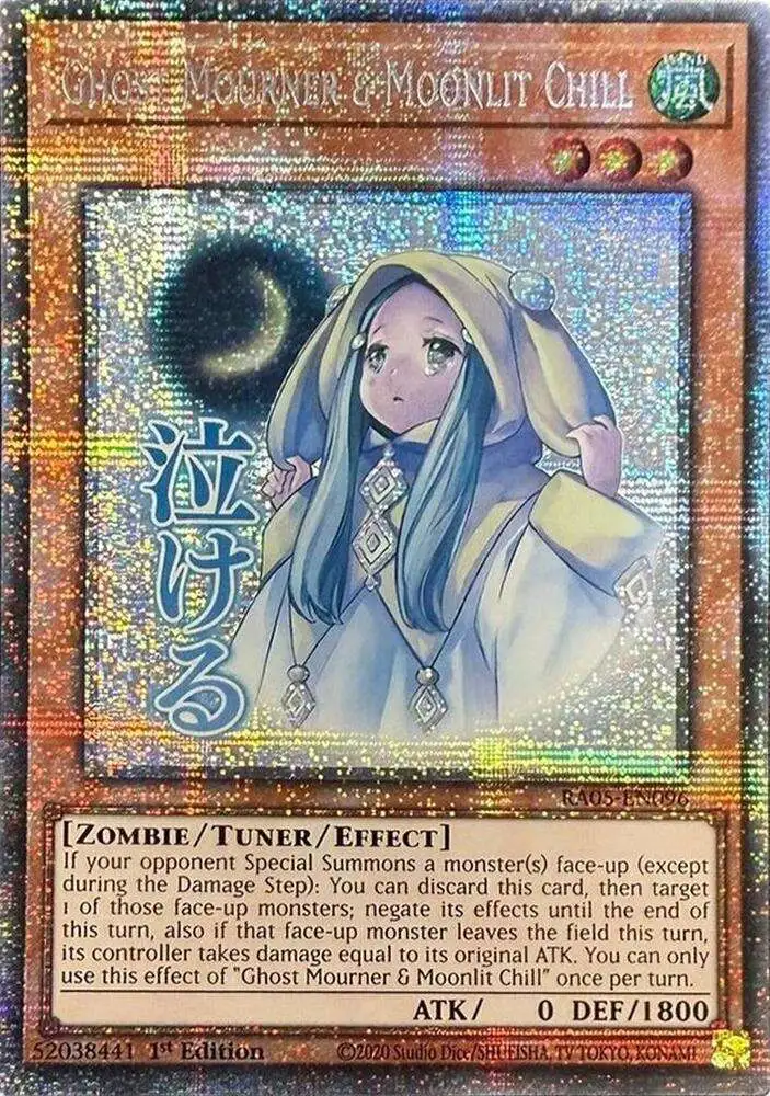 YuGiOh Trading Card Game Rarity Collection 5 Starlight Rare Ghost Mourner &  Moonlit Chill RA05-EN096