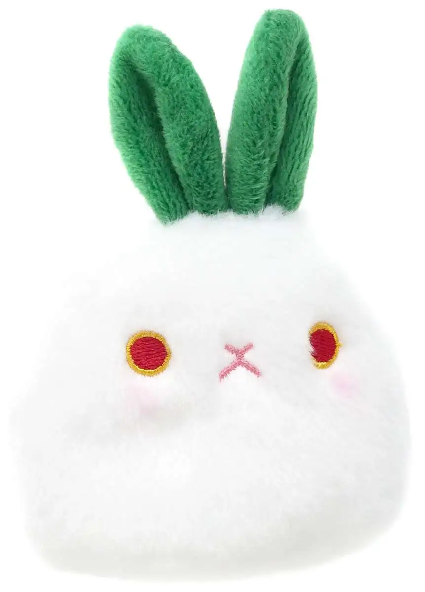 Rabi Dango Series 1 White Green Bunny 3 Plush San Ei Little Buddy ToyWiz