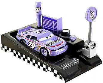 Disney / Pixar Cars Pit Row Race-Off Retread No. 79 Diecast Car [Includes Launcher]