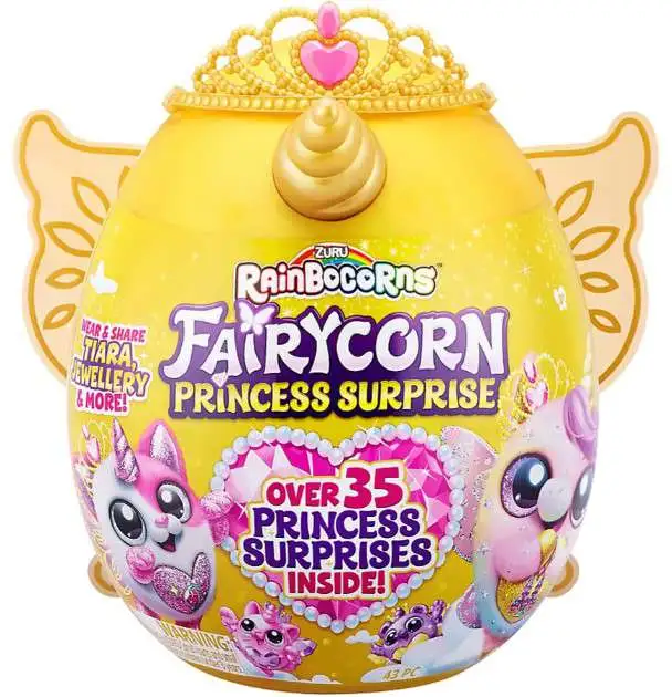 Rainbocorns Fairycorn Princess Surprise (Bunny) by ZURU 11 Collectible  Plush Stuffed Animal, Surprise Egg, Wearable Fairy Wings, Magical Fairy