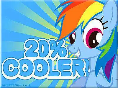 My Little Pony Rainbow Dash Magnet [20% Cooler]