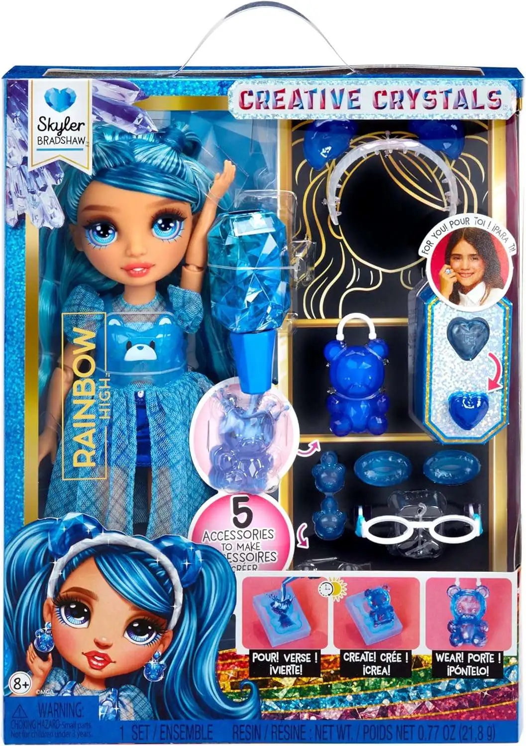 Rainbow High Creative Crystals Skyler Bradshaw Doll