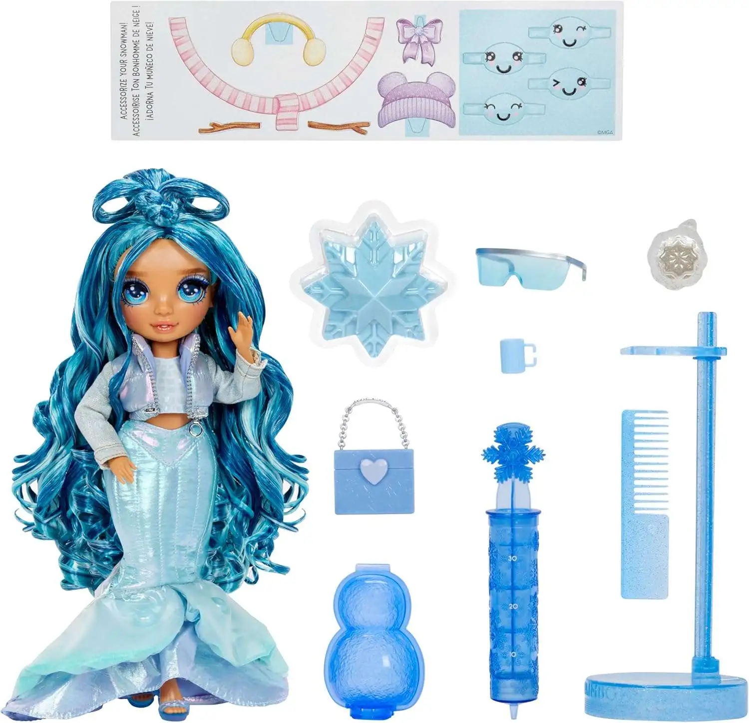 Rainbow High Winter Wonderland Skyler Bradshaw 11 Fashion Doll MGA ...