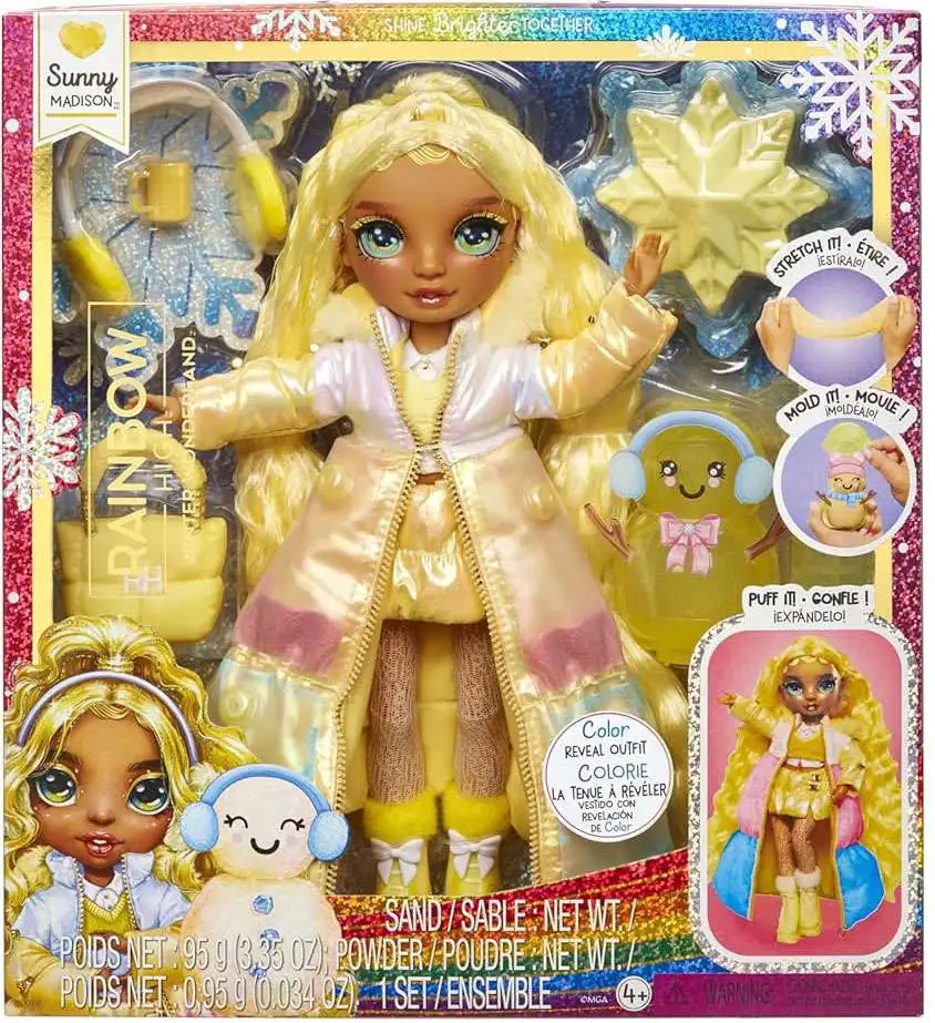 Rainbow High Winter Wonderland Sunny Madison 11-Inch Fashion Doll