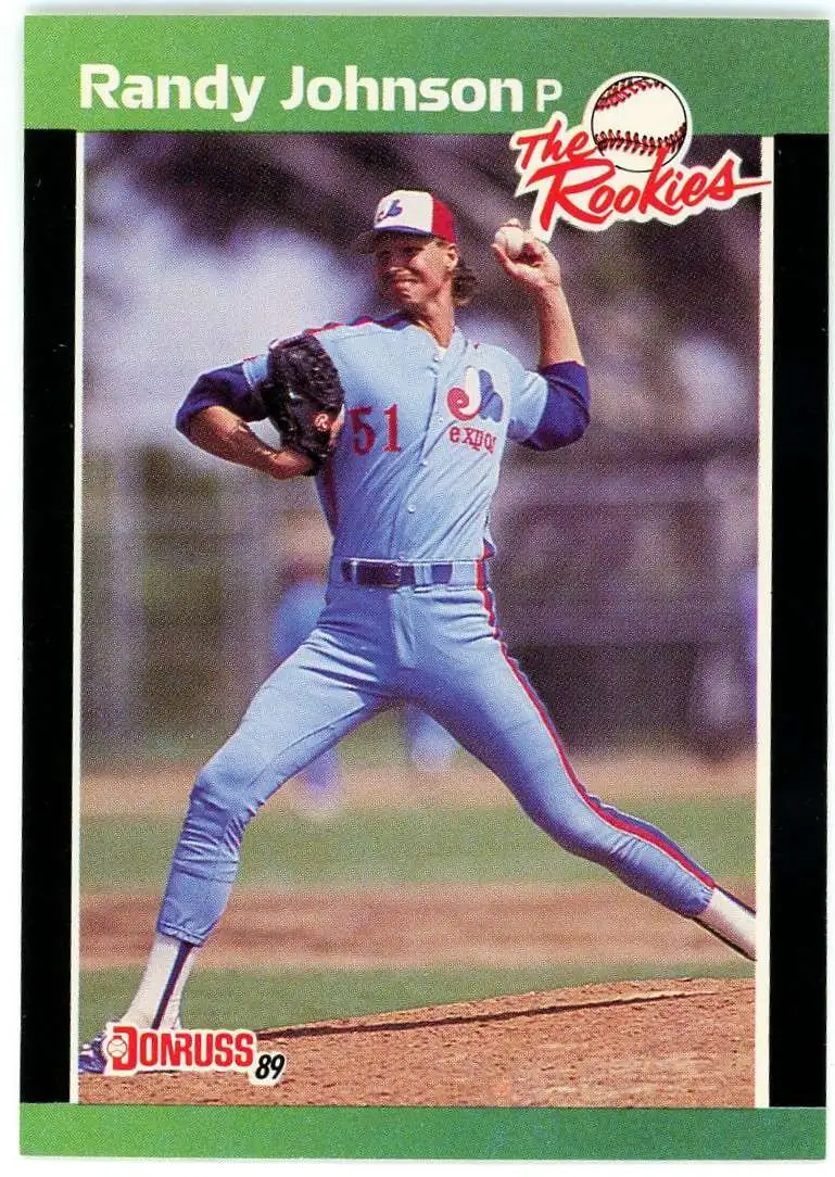 MLB 1989 Donruss The Rookies Randy Johnson #43