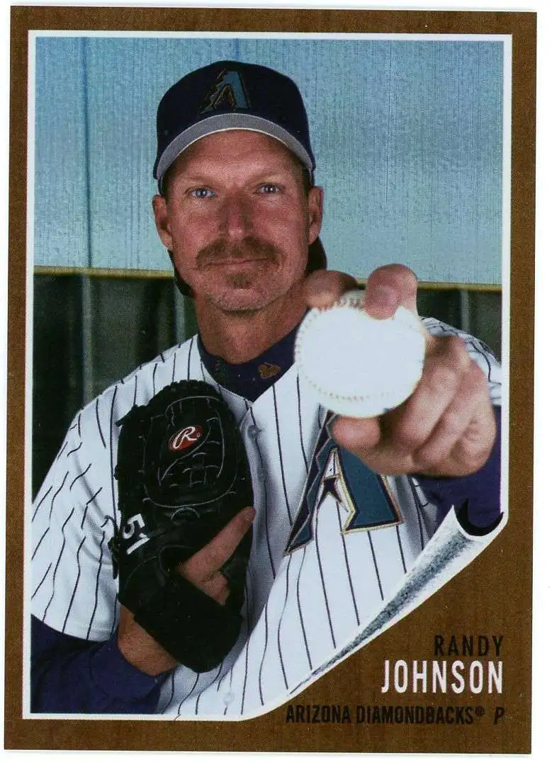 MLB 2021 Topps Archives 144/150 Rainbow Foil Randy Johnson #63