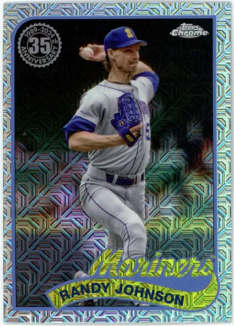 MLB 2024 Topps Update Series 1989 Chrome Silver Pack Randy Johnson T89CU-90