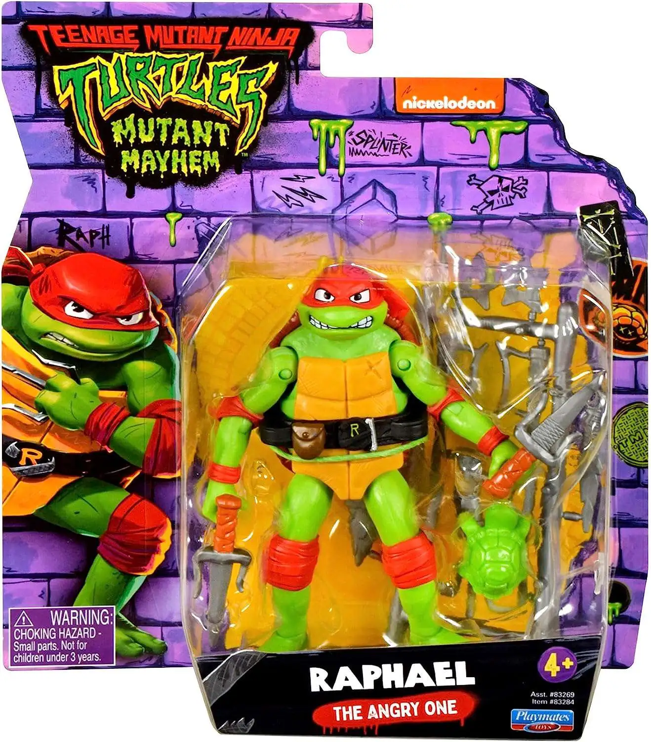  Teenage Mutant Ninja Turtles: Mutant Mayhem Basic Figure Turtle  4-Pack Bundle by Playmates Toys : Toys & Games