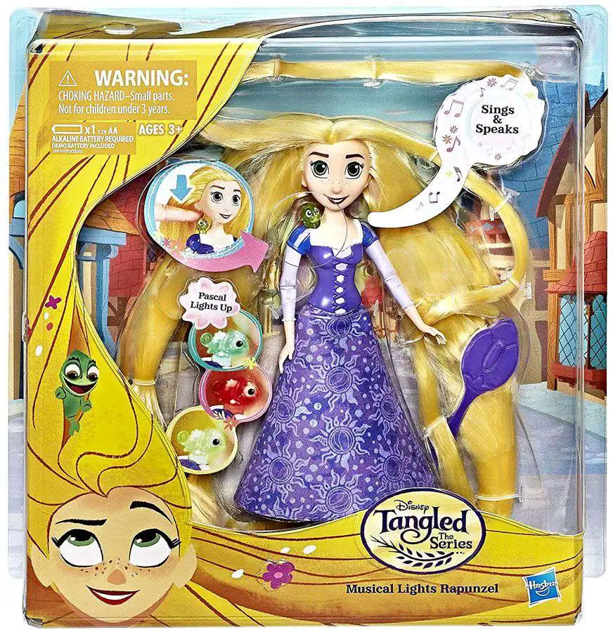 Disney Tangled The Series Musical Lights Rapunzel Doll [Loose]