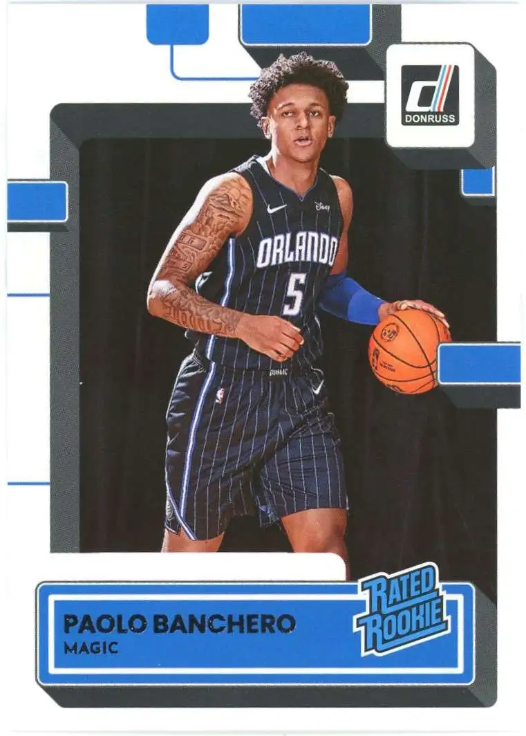 Orlando Magic Trading Card Paolo Banchero Nba Player Shirt