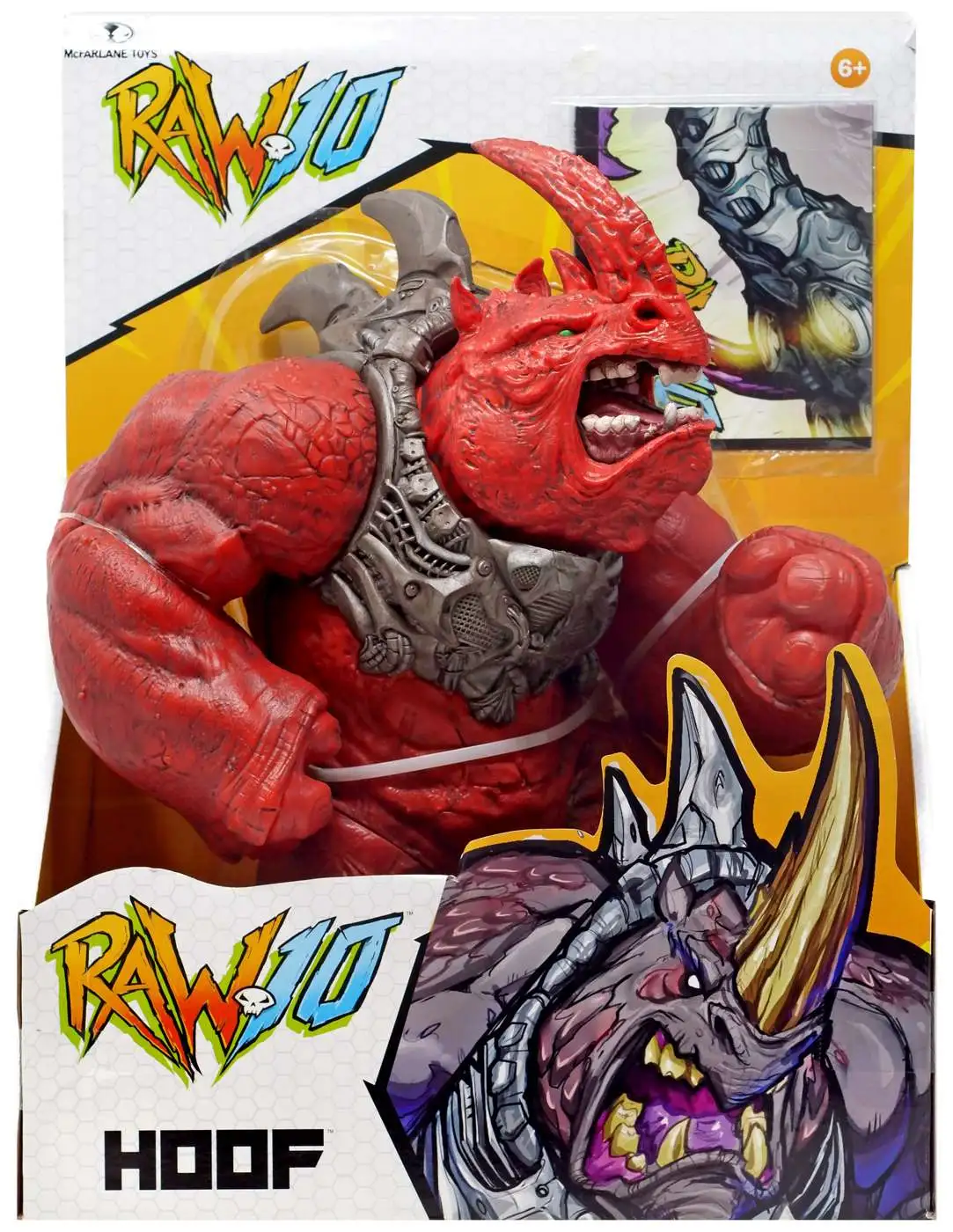 McFarlane Toys Raw10 Hoof Action Figure [Red, Chase Version]