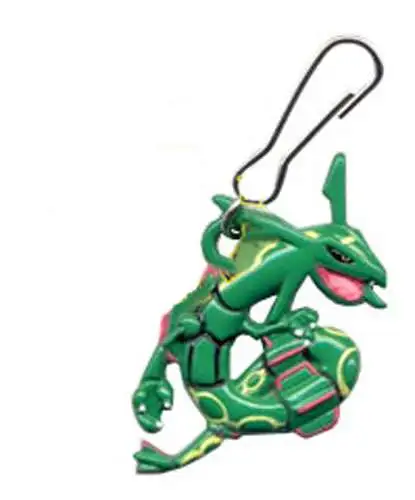 Pokemon Mini Dangler Rayquaza Metal Keychain