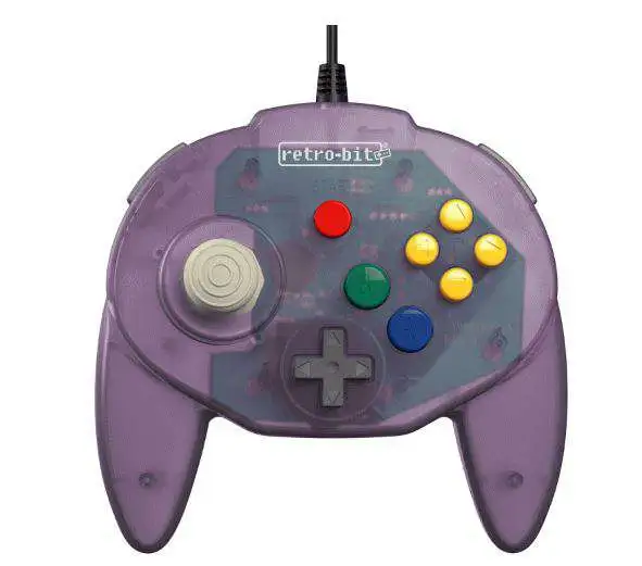 Retro-Bit Tribute64 N64 Port Tribute Nintendo N64 Controller [Atomic Purple] (Pre-Order ships November)