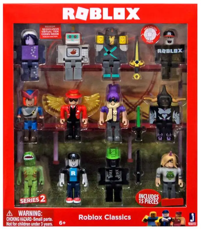 Roblox Series 2 Roblox Classics Exclusive 3 Action Figure 12-Pack ...