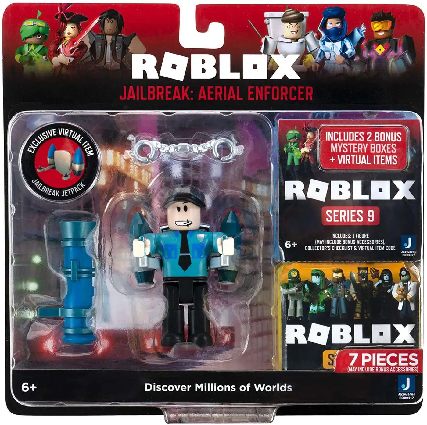 Roblox Celebrity Collection Series 9 Mystery Pack 1 RANDOM Figure Virtual Item  Code Jazwares - ToyWiz