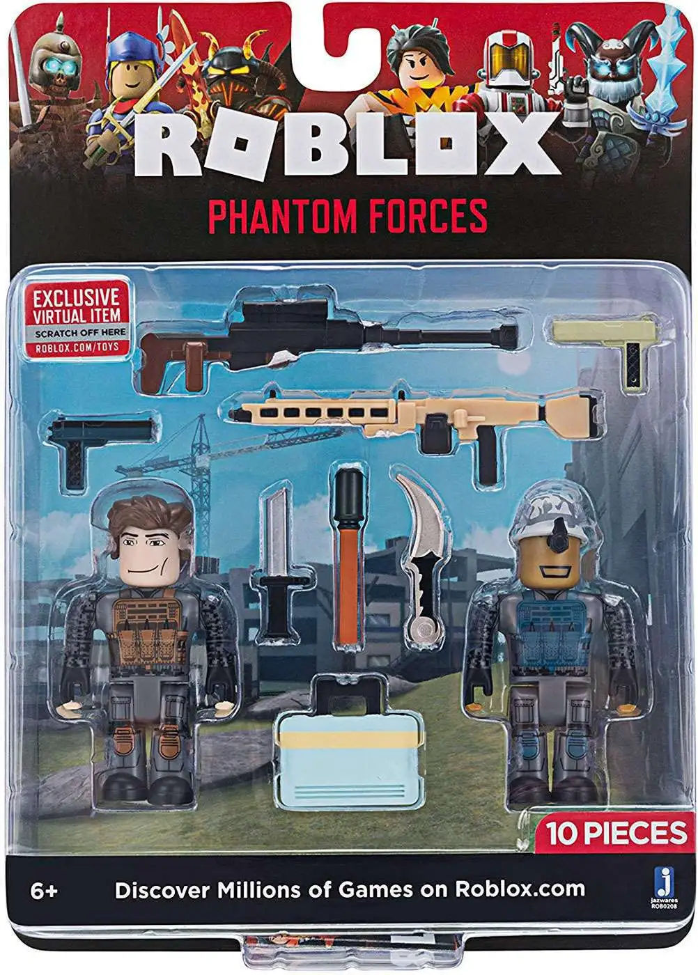 Roblox Phantom Forces 3 Action Figure Game Pack Jazwares - ToyWiz