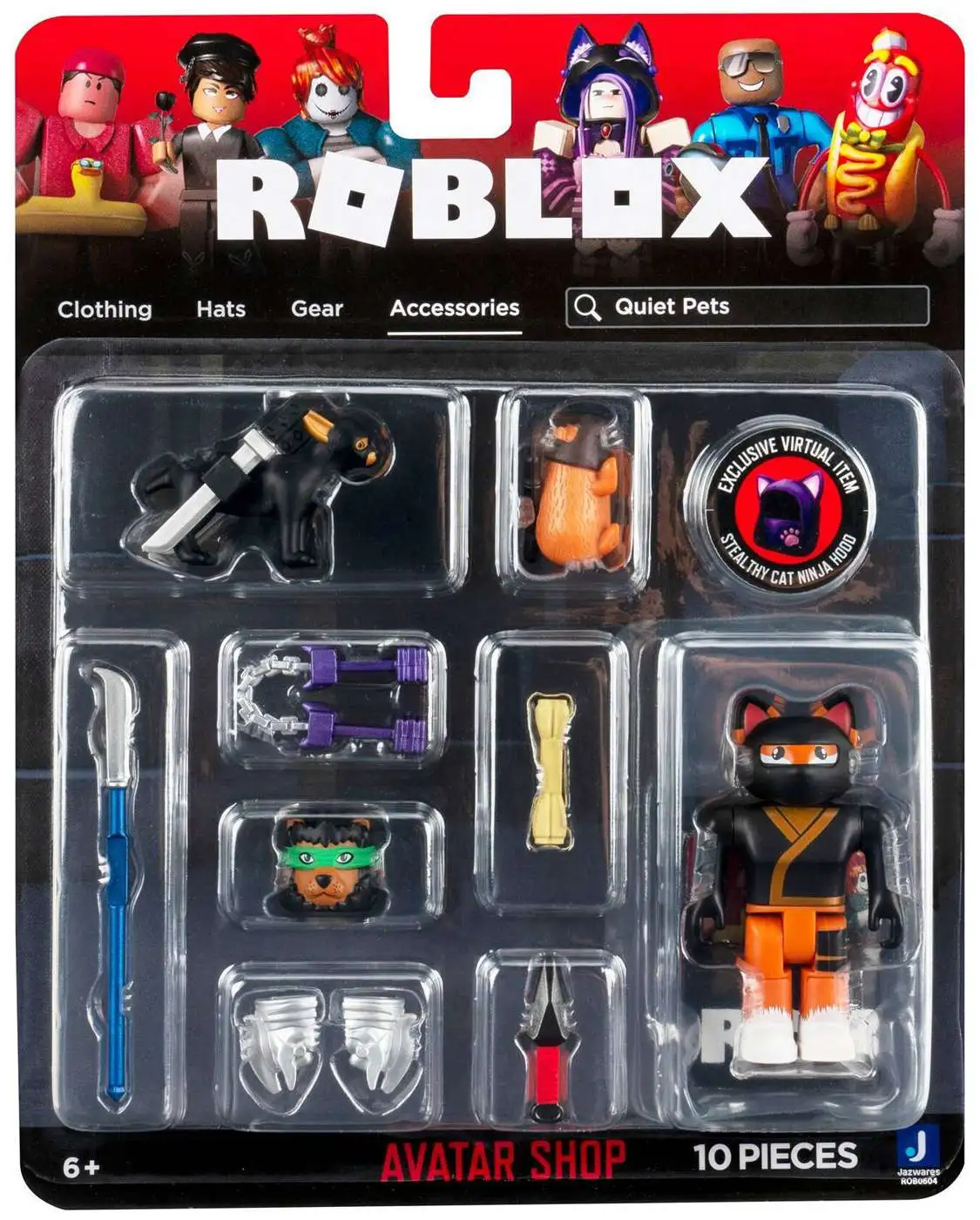 12 Pc. Roblox Pirate Showdown Action Figures & Accessories, Jazwares NO  Codes