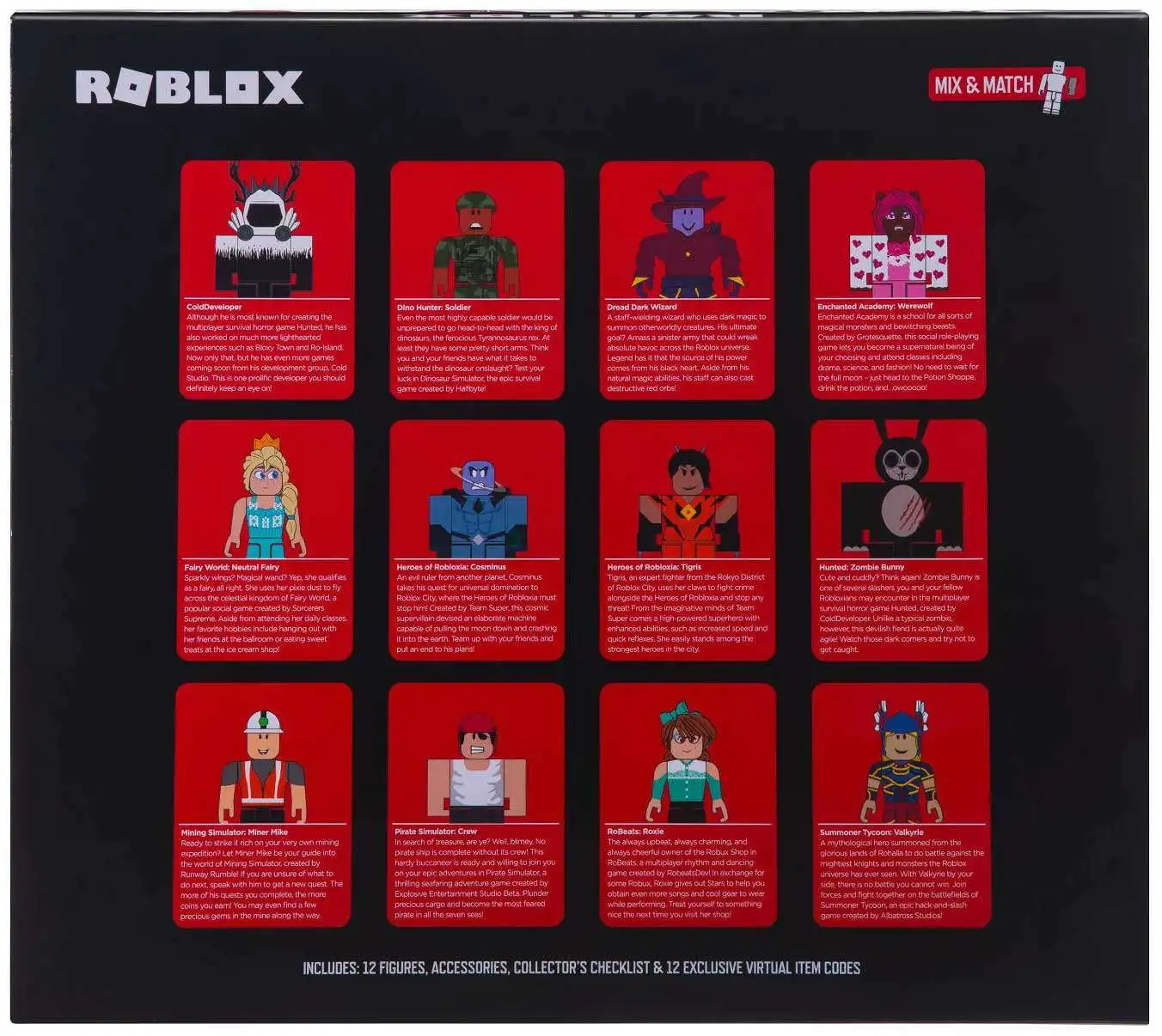 NEW 12 Roblox Series 6 AUTHENTIC Action Figures Toys Gift Set Lot