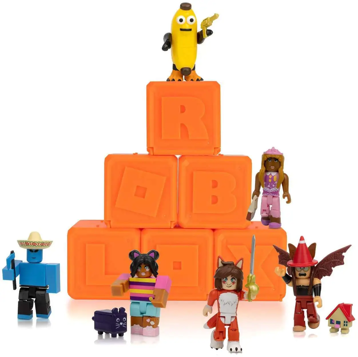  Roblox Gold Collection The Clouds: Flyer Single Figure Pack  with Exclusive Virtual Item Code : Toys & Games