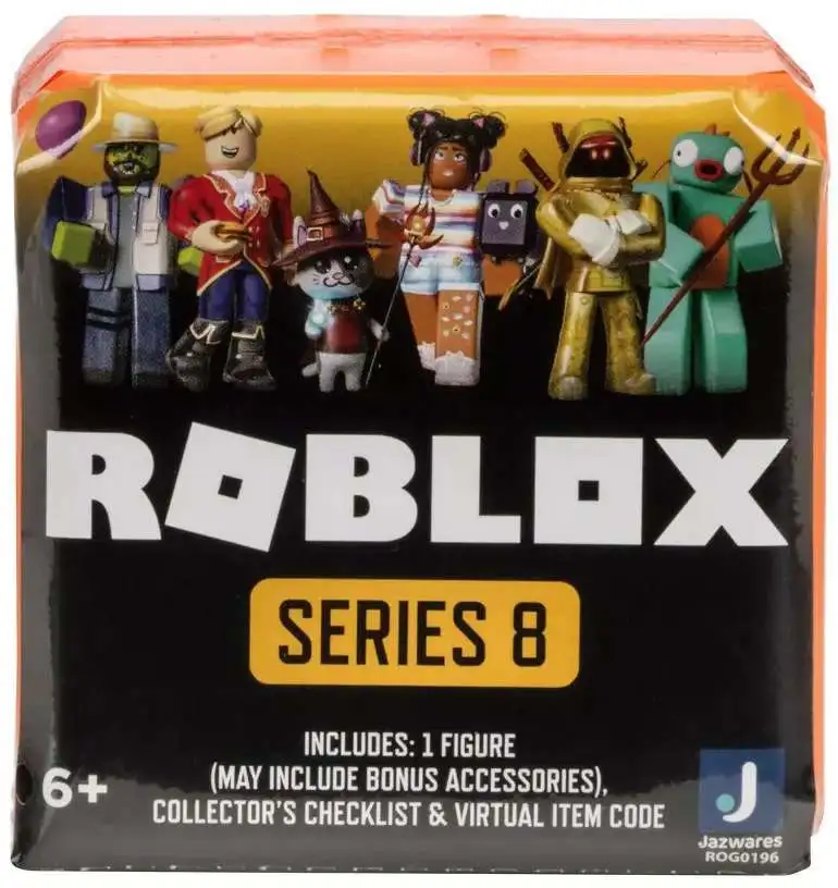 Roblox Series 8 Mystery Pack 1 RANDOM Figure Virtual Item Code Jazwares -  ToyWiz