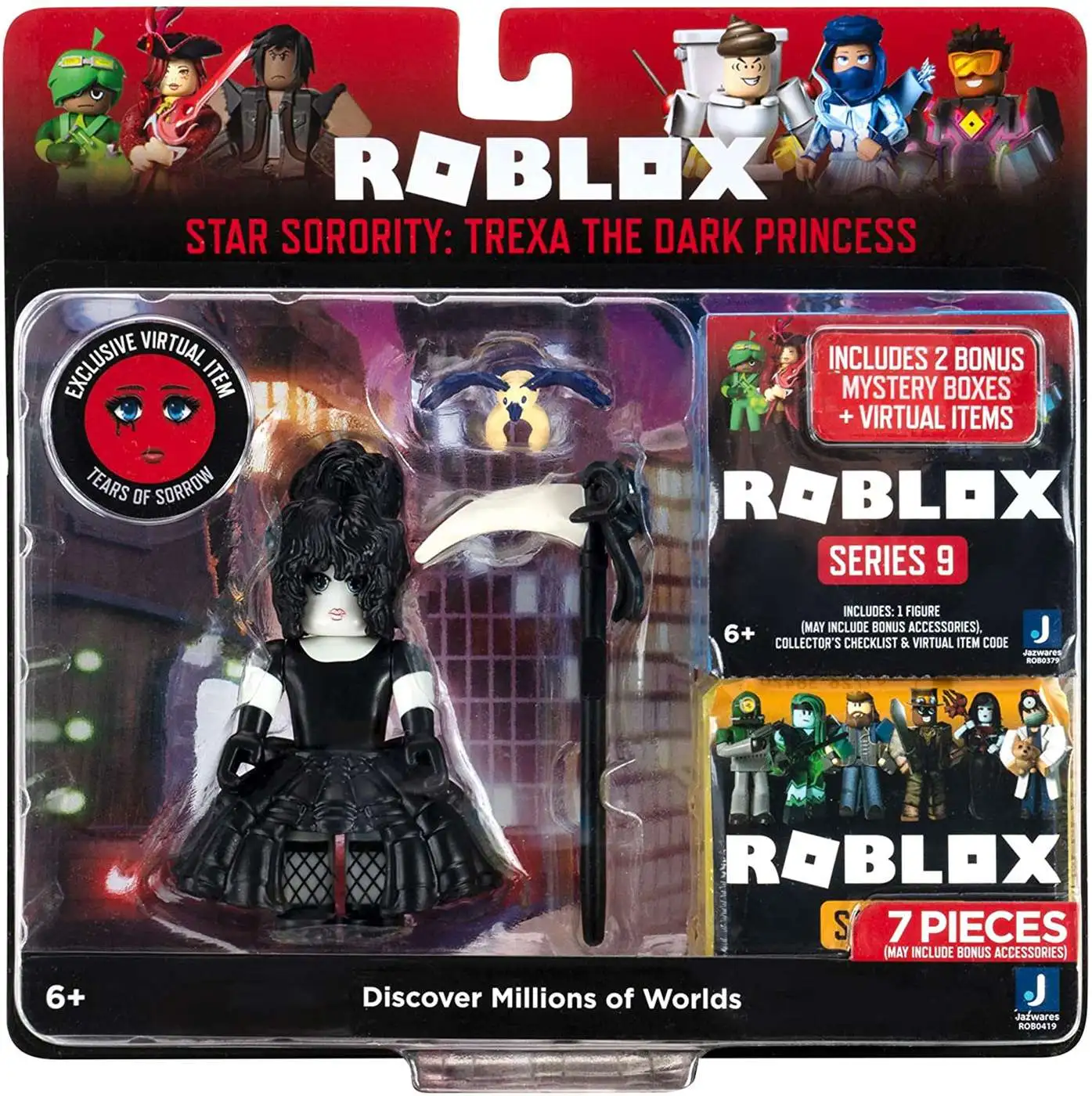 Roblox Star Sorority Trexa the Dark Princess 3 Action Figure 2 Bonus  Mystery Packs Jazwares - ToyWiz
