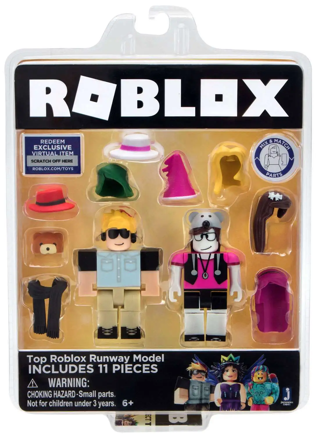 Roblox Action Collection - Phantom Forces: Ghost Figure Pack [Includes  Exclusive Virtual Item] 