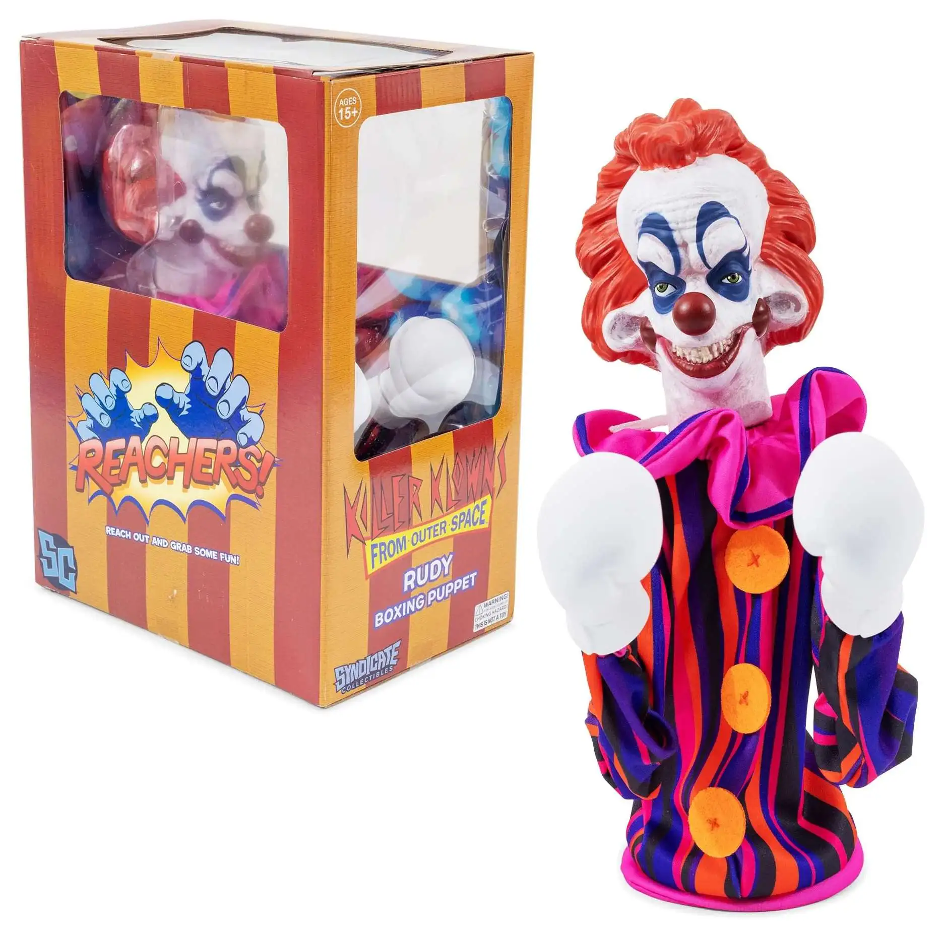 Reachers Killer Klowns from Outter Space Rudy 13 Boxing Puppet Toy
