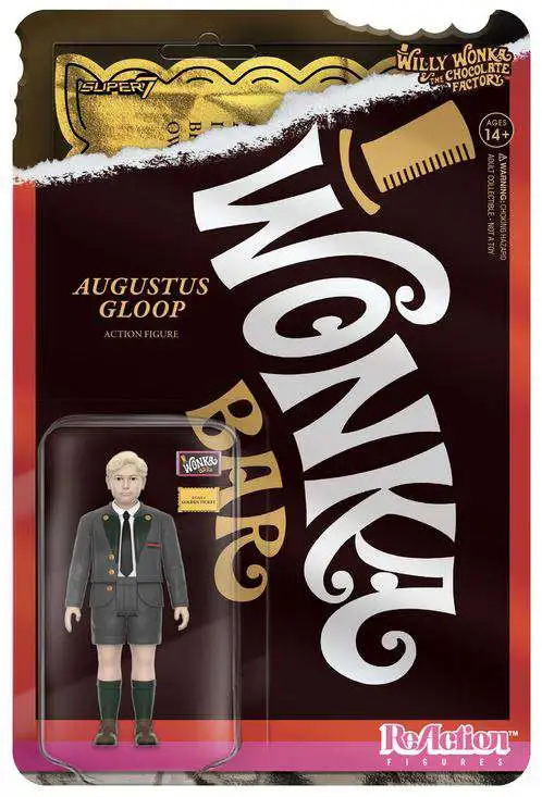 ReAction Willy Wonka and the Chocolate Factory Agustus Gloop Action Figure