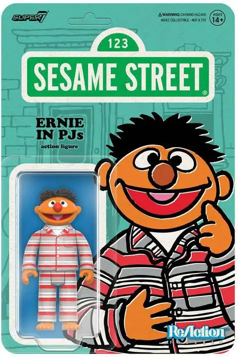 ReAction Sesame Street Wave 6 Earnie Action Figure [PJs]