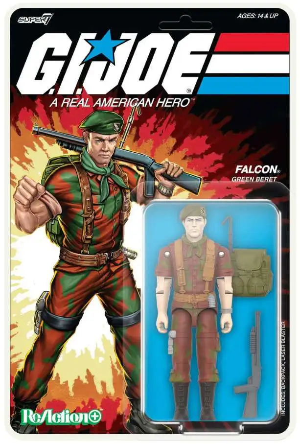 ReAction GI Joe Wave 3 Lt. Falcon Action Figure [Movie Collection]
