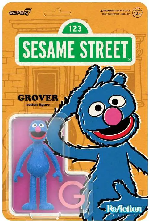 ReAction Sesame Street Wave 5 Grover Action Figure