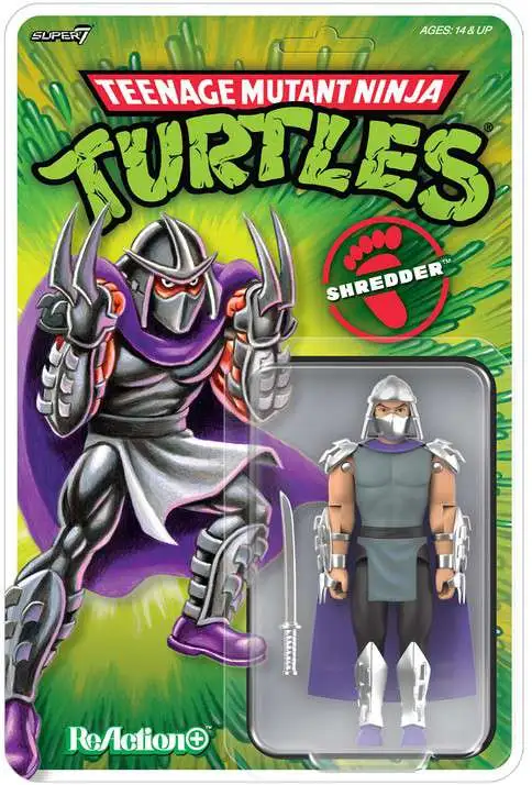 Teenage Mutant Ninja Turtles ReAction Shredder 3.75 Action Figure