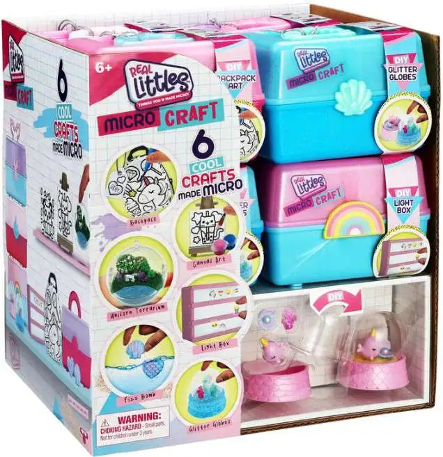 Shopkins Real Littles Micro Craft Series 6 Mystery Project Box 10 Packs  Moose Toys - ToyWiz