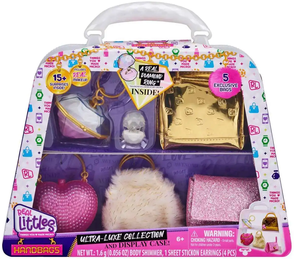 Shopkins Real Littles Bag Collection GAMER PURSE w 6 Surprises