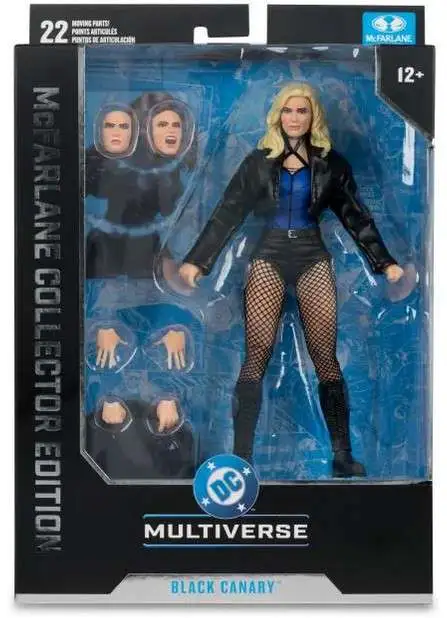DCマルチバース ブラックキャナリー McFarlane Toys Black Canary (or Chase) Collector Edition 7-in