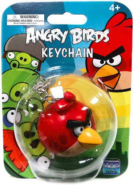 3 Inch Backpack Clip KEYRING Red Bird NEW Angry Birds 