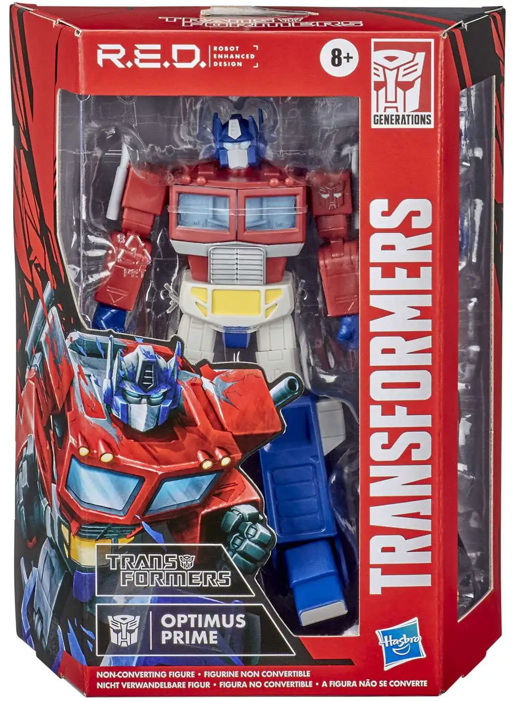 Transformers R.E.D. [Robot Enhanced Design] Optimus Prime Action Figure