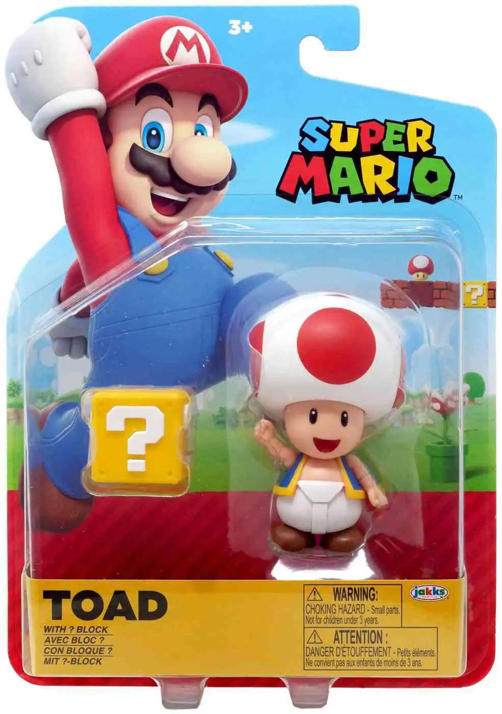 World of Nintendo Super Mario Wave 43 Red Toad 4 Action